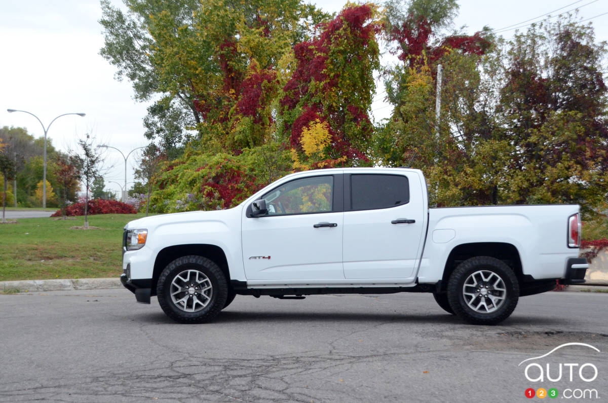 GMC Canyon AT4 2021, profil